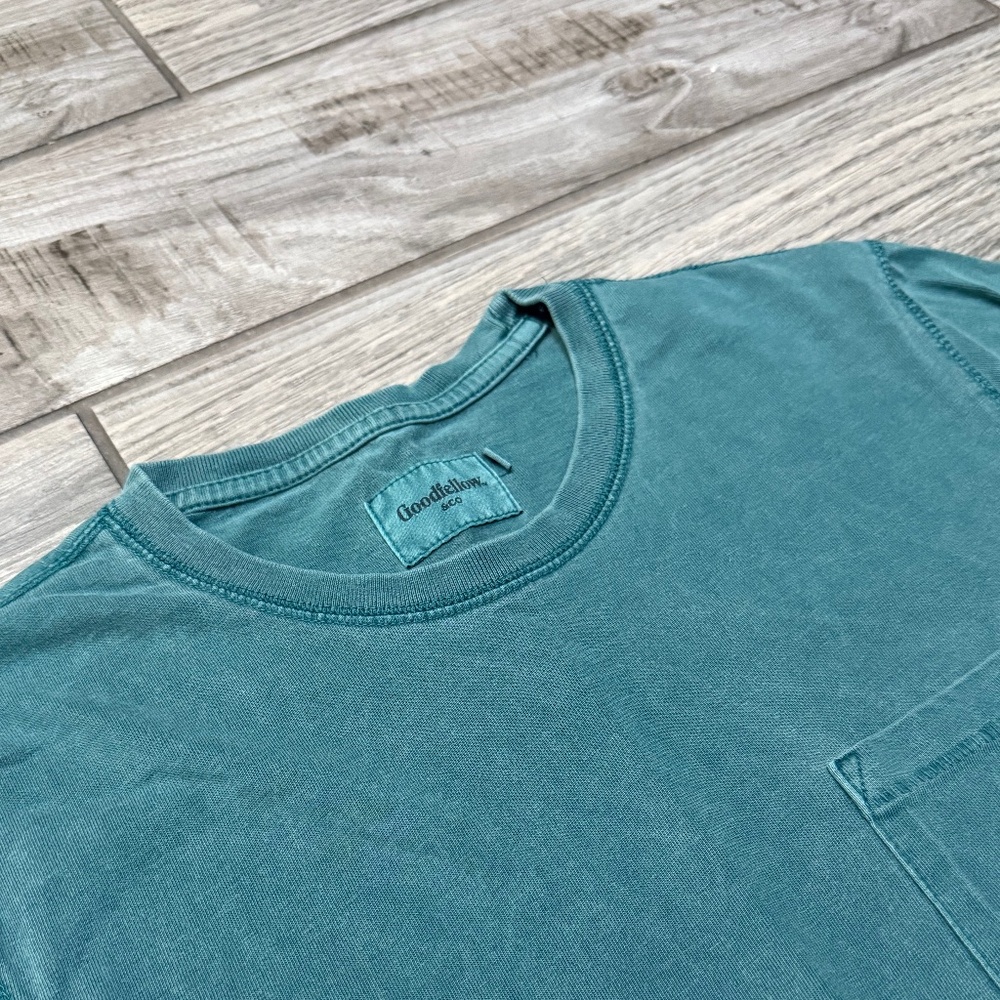 Goodfellow & Co green long sleeve men m shirt